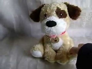 HALLMARK~ANIMATED~SWEET TALKING PUPPY DOG~ANIMATED~SOUND & MOTION~STUFFED PLUSH