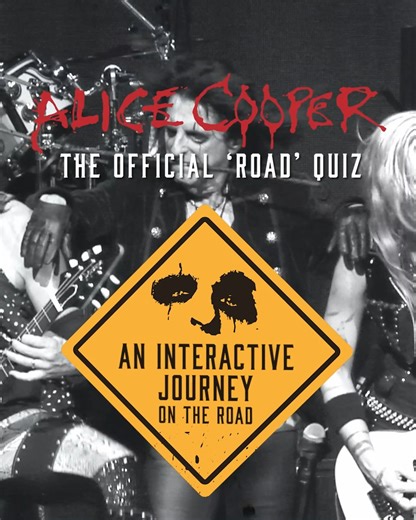 30 reactions | Join Alice Cooper on a wild interactive journey! The official Alice Cooper “Road“ Quiz is ready to be mastered. Take the Quiz here: https://heyflow.id/alice-cooper-road-quiz #AliceCooper #AliceCooperRoad #Quiz #ClassicRock | earMUSIC | Facebook