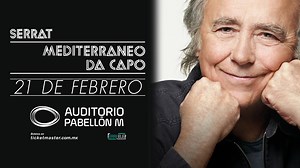 Canta junto a Joan Manuel Serrat, Sitio Oficial sus grandes éxitos como: “Cantares”, “La mujer que yo quiero”, “Mediterráneo”, “Penélope” y muchos más.😍🎶 ¡Disfruta de la gran leyenda española este 21 de Febrero, 21:00 horas!🎤 ¡Compra tus boletos!🎟 🔹En línea: http://bit.ly/SerratMty 🔹Taquillas del Auditorio Pabellón M (sin cargo por servicio). | Escenario GNP Seguros