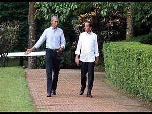 Didampingi Jokowi, Barack Obama Nikmati Keindahan Kebun Raya Bogor