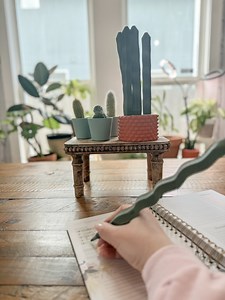 Potted Snake Plant Pen Holder - Desk Toy & Office Organizer - Faux Plant Decor - Etsy UK