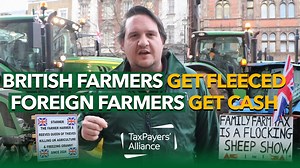 We at the TPA uncovered that Labour is milking British farmers dry while sending over £500m abroad to foreign farms for net zero projects!💷 Find out more in our latest video 📽️👇 | The TaxPayers' Alliance