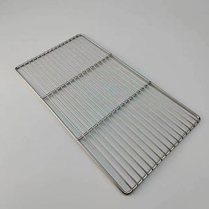 [Hot Item] Steel Grid BBQ Grill Mat Reusable Non-Stick Mesh Grill
