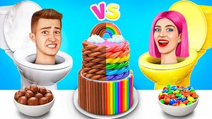 Skibidi Toilet Challenge by RATATA | Ratata