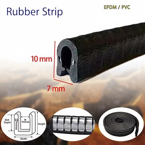 [Hot Item] Custom Color PVC Trim Strip with Reinforced Steel for Sharp Metal Edge Covering