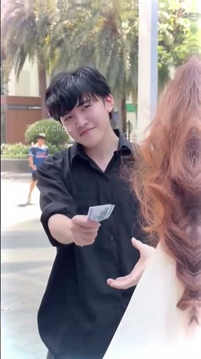 This girl offered him for blowjob