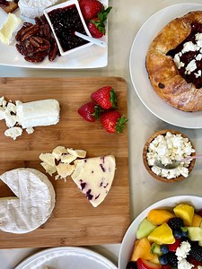 198 reactions · 11 shares | Our top picks for 3 imported cheeses that are perfect for dessert. Enjoy these sweet summer pairings featuring: • Imported Goat Cheese is luscious & tart; try it on fruit salad • Imported White Stilton with cranberries is mild & fruity; enjoy with ginger cookies • Imported Camembert is buttery & creamy, serve with jam & candied nuts #charcuterie #charcuterieboard #cheeseboard #iloveimportedcheese | I Love Imported Cheese | Facebook