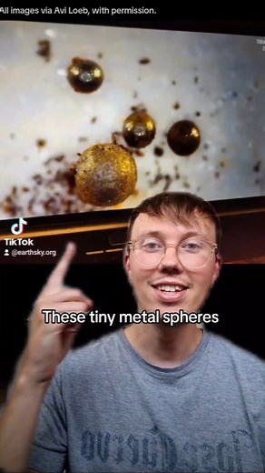 Did these metal spheres come from another solar system? 😲 #space #astronomy #meteor #loeb #alien | EarthSky
