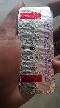 cifran 500 tablet # ciprofloxacin hydrochloride tablet ip