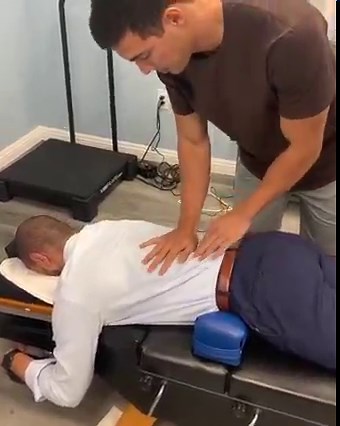 33K views · 609 reactions | This is a lower thoracic (lower mid-back) rotation adjustment. Little kinks in this area can cause extra stress on your low back, especially if you’re sitting 路 #DrTyler#chiropractic #asmr #cracks #chiropracticadjustment | Dr Tyler Bigenho | Facebook