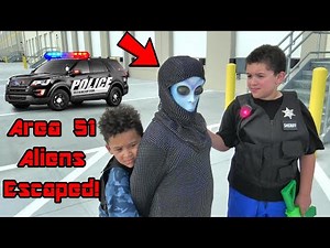 AREA 51 ALIEN ABDUCTION! Mystery Escape Rescue Mission!