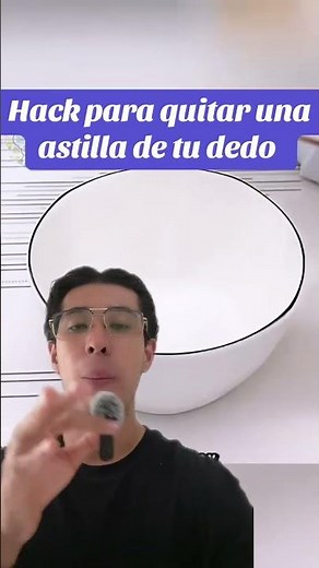 That's how easy it is to remove the splinter from your finger