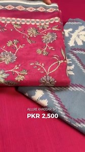 9.8K views · 1K reactions | Get 3PC Allure Khaddar at PKR 2,500. Grab your favorite articles now. Available in-stores and online at https://tinyurl.com/yd8zy4y4 #edenrobe #women #allurekhaddar | edenrobe | Facebook