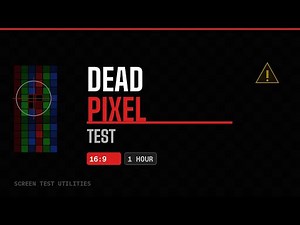 Dead Pixel Test (16:9) – 1 Hour – Full Screen Solid Colors