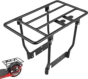 Electric Scooter Shelf Rear Storage Basket Travel Rack with Solid Iron Frame Scooter Luggage Carrier for Xiaomi Scooter M365 1S Pro Pro2 Mi3