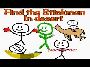 How to find the stickmen in desert 🏜 in find the stickmen