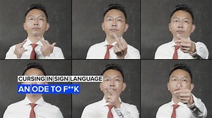 Cursing in sign language: An ode to the word F**k