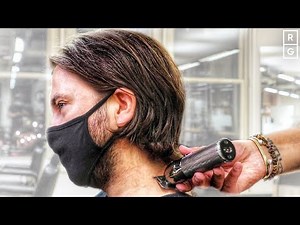 He Kept A Longer Hairstyle After Wanting A Skin Fade (Long Men's Haircut)