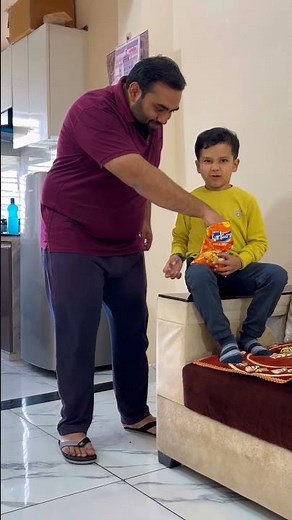 Papa Darr Ke Bhag Gayi 😱😱 #nannuchunnu #comedy #shorts