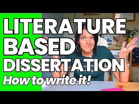 Literature based dissertation - How to structure it and ensure it's critical and analytical