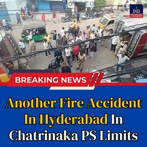 1K views | Fire broke out on the third floor of a residential-cum-commercial building in Hyderabad's Chatrinaka area on Tuesday, third incident in a week. On information, the Chandrayangutta fire station reached the spot to douse the fire. #hyderabad #hyderabadfire #telangana #indtoday | Indtoday | Facebook