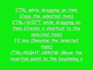 Windows XP Keyboard Shortcuts