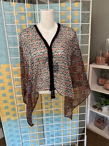 Skull Scarf Top: Beaded Velvet Accent - Re-wear Fashion - Etsy Australia