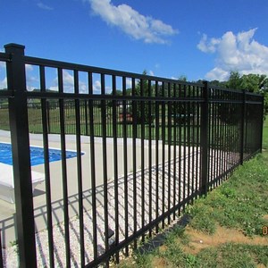 [Hot Item] Flat Garrison Steel Fence Iron Fence Panels