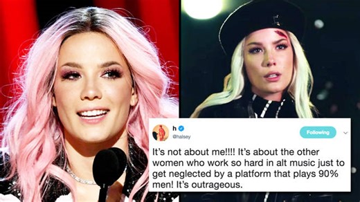 Halsey calls out alt radio for sexism after stations refuse to play '11 minutes’