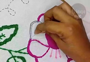 4.6K views · 102 reactions | Mira fácil bordado para rosas | Bordados Ariana | Facebook