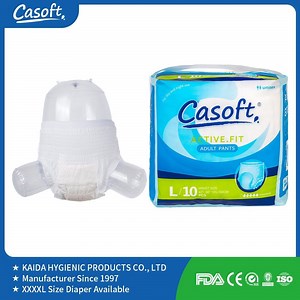 [Hot Item] Factory Price Casoft Unisex Disposable Incontinence Adult Pull up Nappies Underwear for Men Women