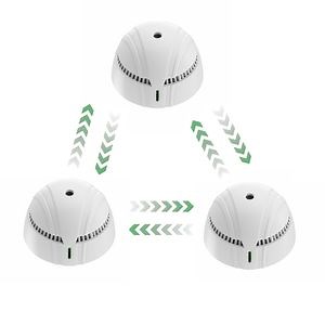 [Hot Item] Small Smoke Alarm Interlinked Smoke Detector En14604 Fire Alarm Detector