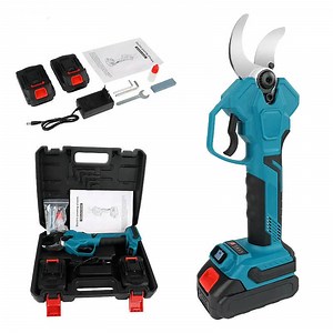 [Hot Item] 40mm 21V Electric Pruning Scissor Li-ion Battery Cordless Pruning Shear Tree Branch Pruner Garden Scissor