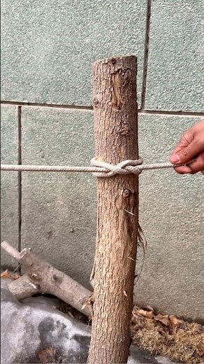 Japanese Style Rope Knot for Wood | Japanese way of tying rope | Unbreakable Knot!