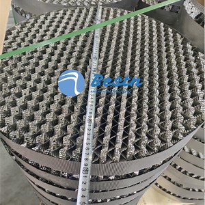 [Hot Item] 125y 250y 304/316L/409/321 Metal Wire Gause/Perforated Mesh Corrugated Structured Packing