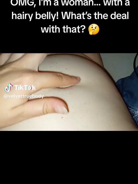 Celebrating Natural Beauty: Embracing a Hairy Belly