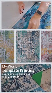 Sharing my love of the world. These prints are my hand drawn designs, carved and printed, ready for you to stitch. Back in stock, various colours are available. #sew4thesoul #4theloveofstitch #printmaking #stitching | Anne Brooke Textile Artist