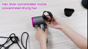 Foldable Ionic Hair Dryer with Diffuser, 1800W Power Hair Blow Dryer Fast Drying, Hot/Cold Air, 2 Speed & 3 Heating Setting, Lightweight Hairdryer for Home, Travel