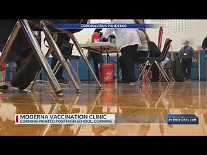 COVID-19 vaccine clinic in Steuben County