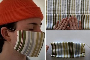 How to make a face mask in under a minute from a pillowcase - with NO sewing