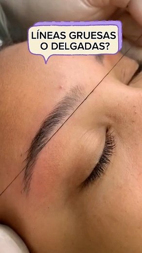 27 reactions | En el visagismo de cejas, el uso de líneas finas o...