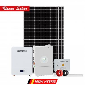 [Hot Item] 10kw Hybrid Solar System off on Gird Solar Powered System Hybrid Solar Energy System
