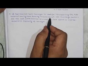 Problems on conveyor belts _Material handling system