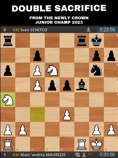 Congratulations GM Maurizzi for winning the JUNIOR CHAMP TITLE | Chesscology