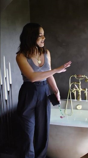 Vanessa Hudgens wanted a sexy cave-like bathroom