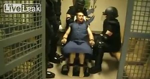 Prisoner Being Tortured With Pepper Spray WARNING Contains explicit language and violence