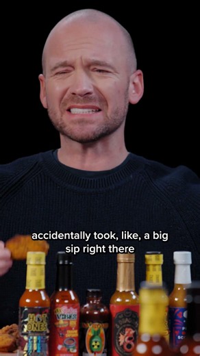 Colin Jost on Hot Ones NOW!