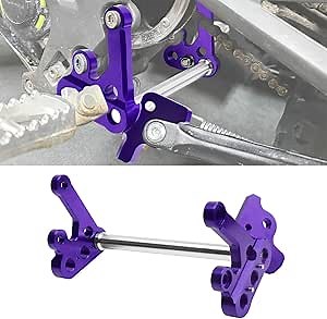 Amazon.com: URLWALL Motorcycle Foot Rest Brackets, Reinforced CNC Billet Aluminum Foot Peg Pedal Bracket Kit & Foot Support Rod for Sur-Ron Light Bee Segway (Purple) : Automotive