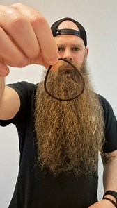 Tying my beard down with one tie today 👌 Do you tie your beard? Join the #Brawtherhood | Braw Beard