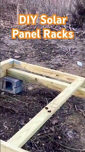 #diy Solar Panel Racks #solar ☀️